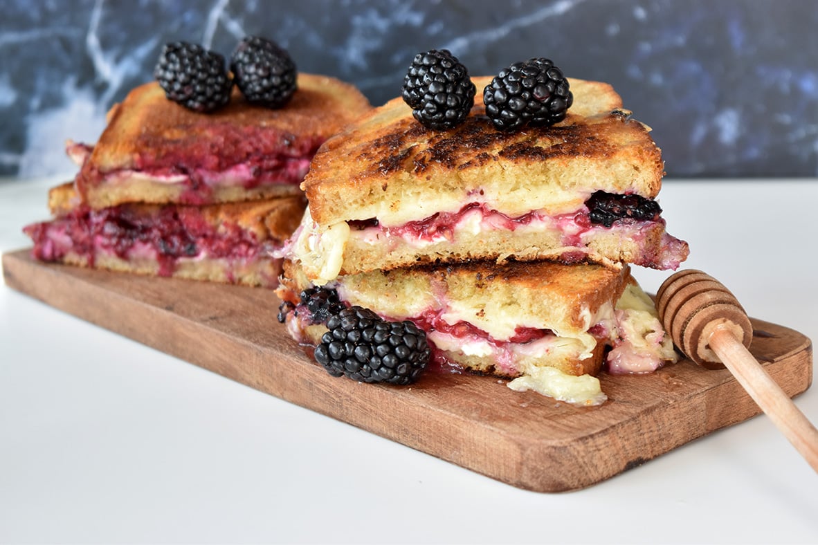 Truffle Honey Berry Grilled Cheese Canadian Goodness